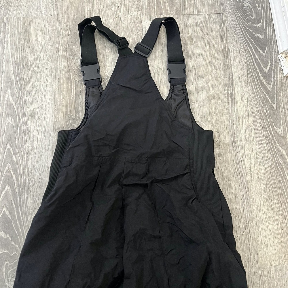 Sport Essentials Ski Snow Bib Overalls Women's Small Black Snowboard Insulated - Picture 3 of 3